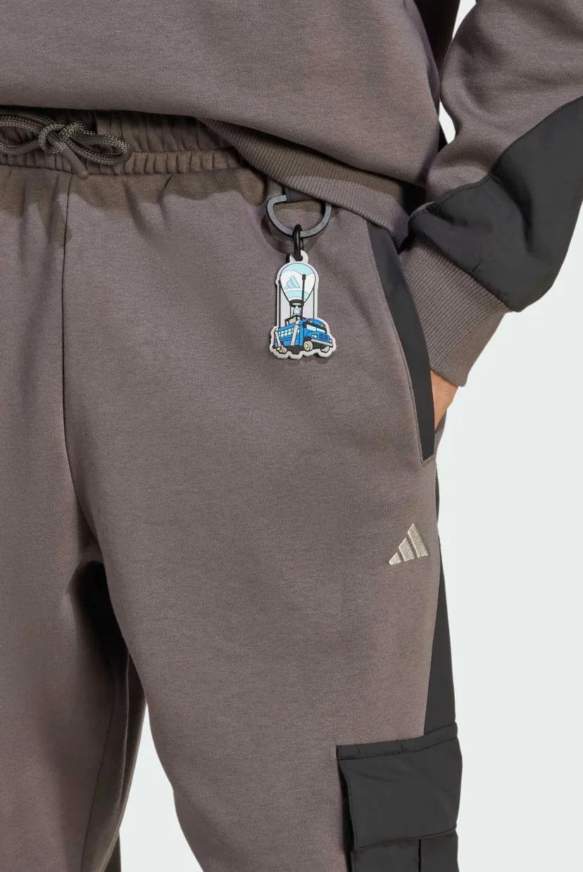 Мужские коричневые спортивные брюки ADIDAS x FORTNITE CARGO SWEAT 4