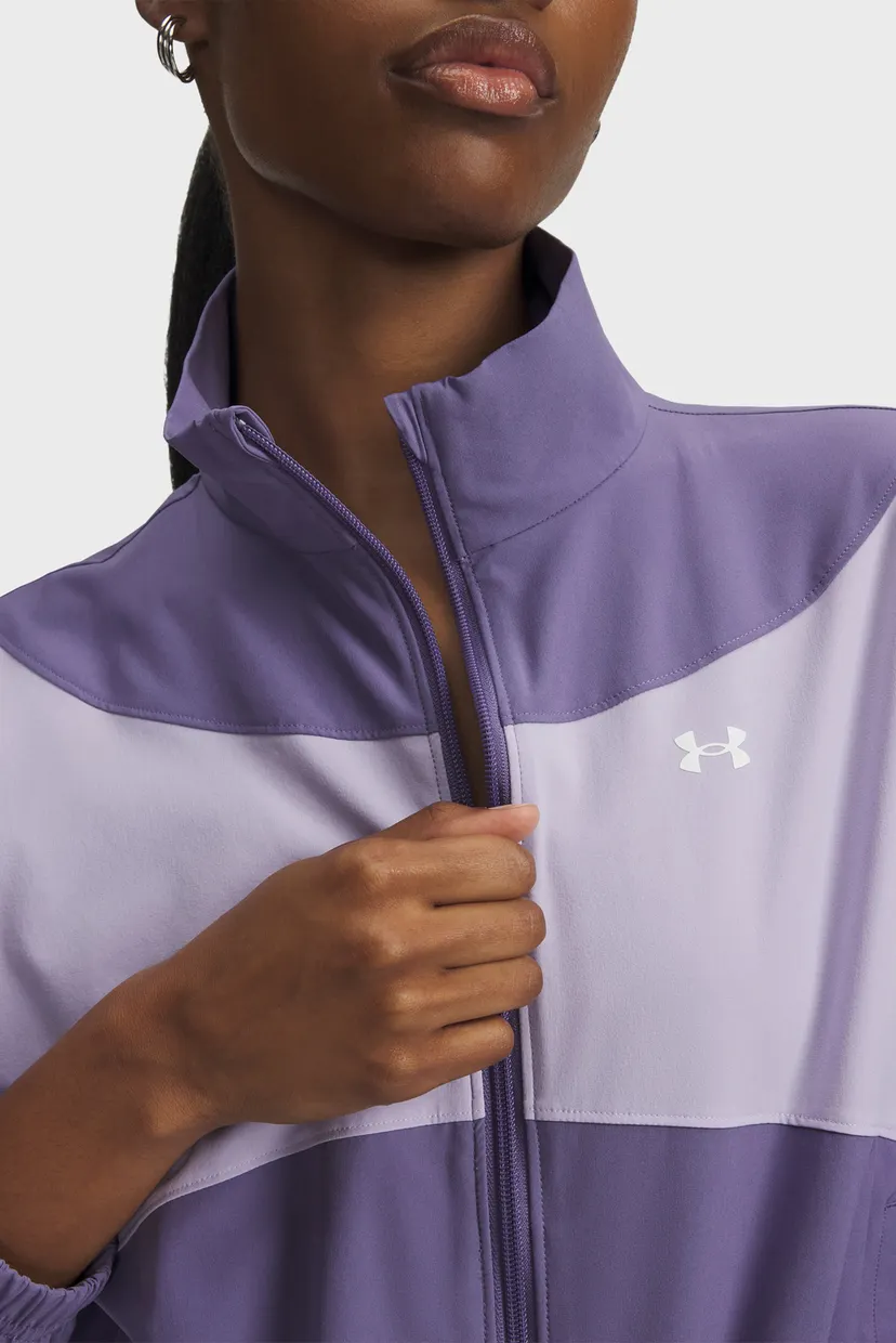 Жіноча бузкова вітровка UA Rival Woven Jacket 3