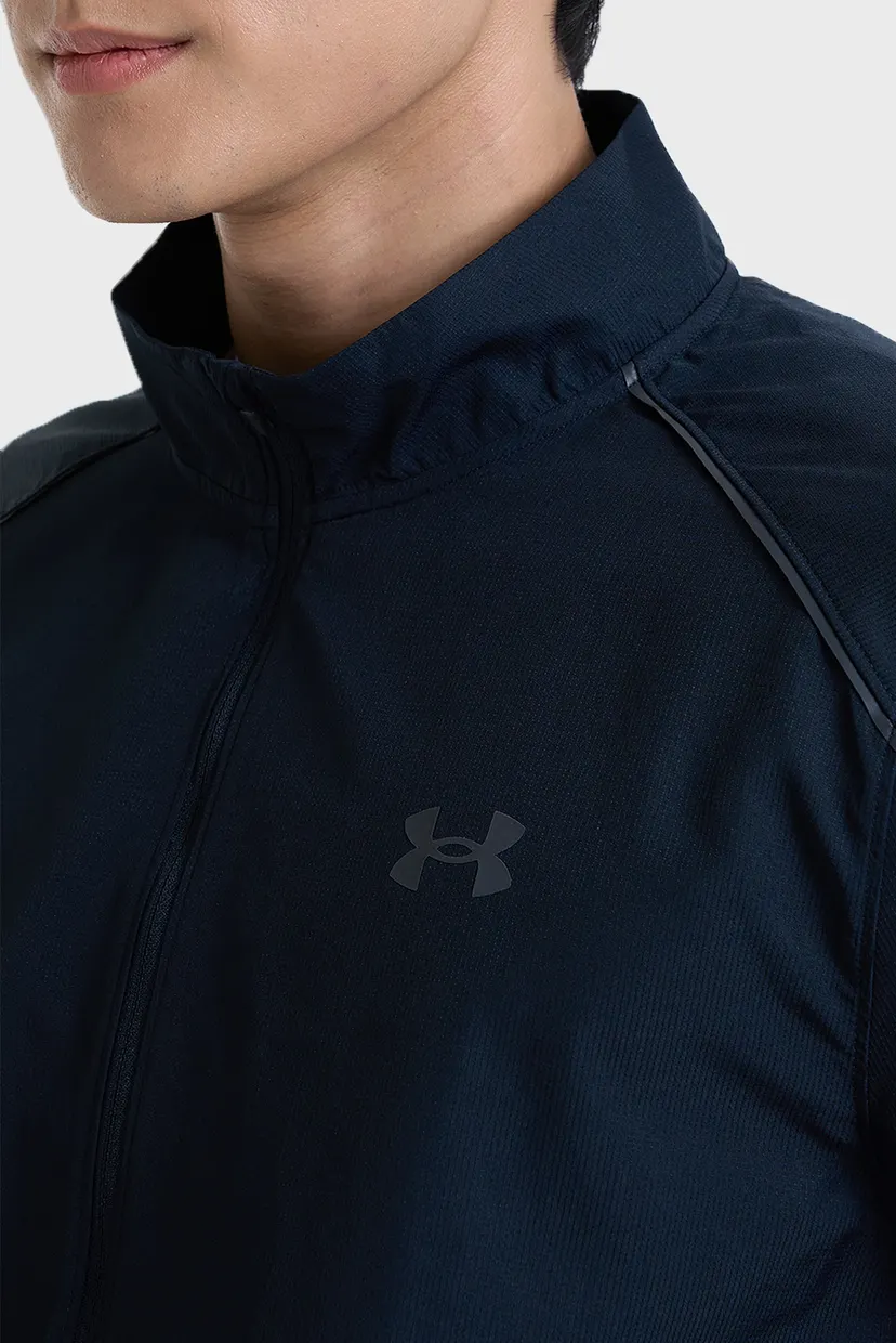 Чоловіча чорна вітровка UA STORM RUN JACKET 4