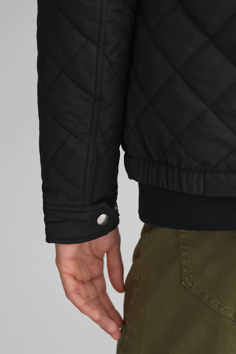 Чоловіча чорна куртка QUILTED WINDCHEATER 6