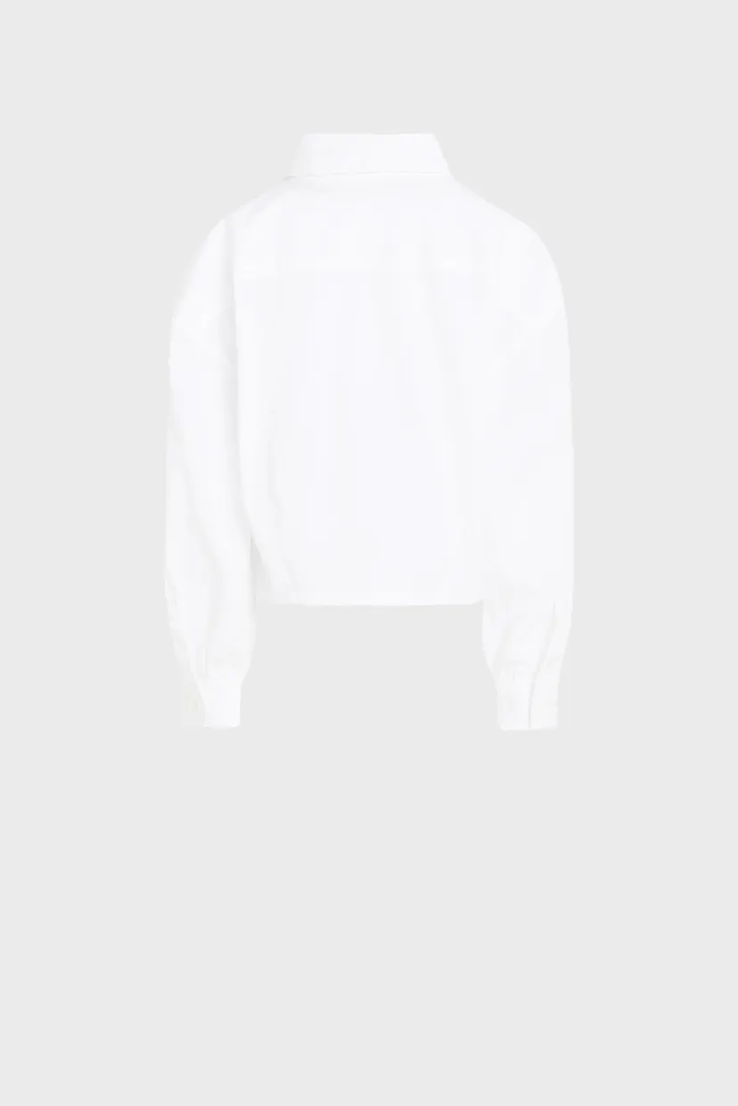 Детская белая рубашка VOLUME SLEEVE POPLIN 6
