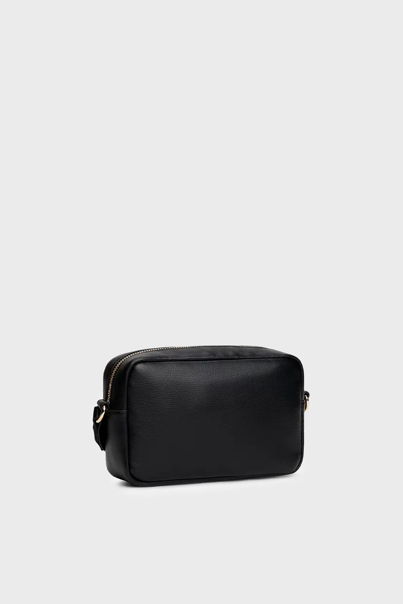 Женская черная сумка TH LOGOTAPE CAMERA BAG 4