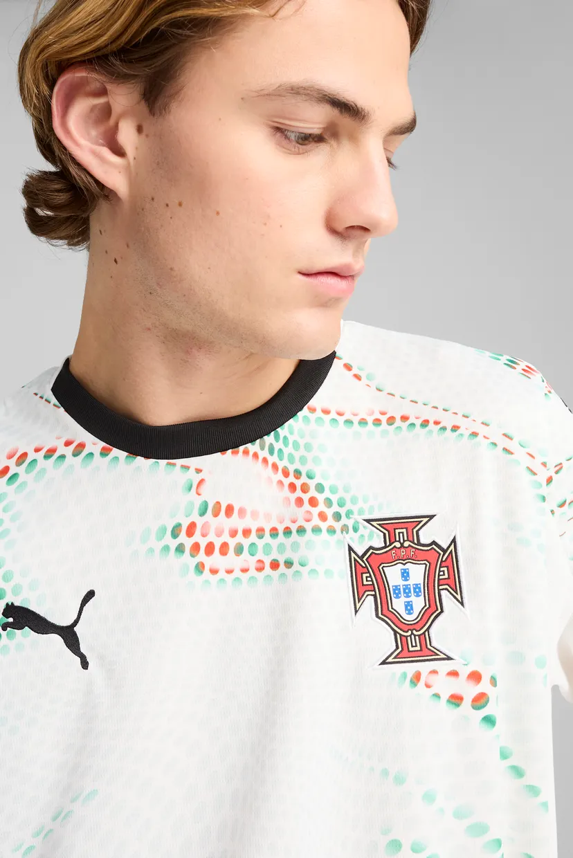 Мужская белая футболка с узором Portugal '25 Away Replica Men's Soccer Jersey 4