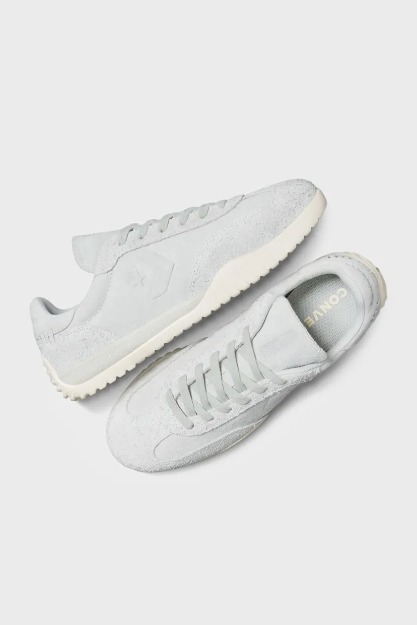 Светло-серые замшевые сникерсы RUN STAR TRAINER OX 4