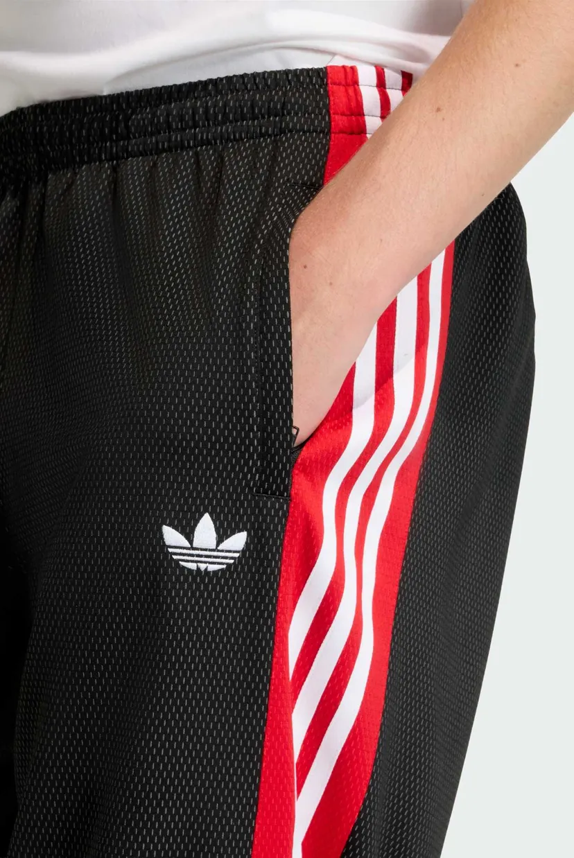 Мужские черные спортивные брюки LOOSE MESH 4