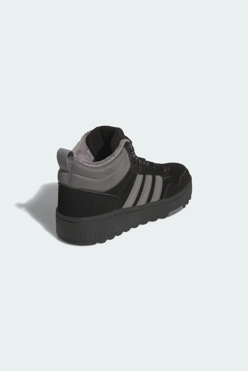 Детские черные хайтопы Hoops 4.0 Mid Kids 5