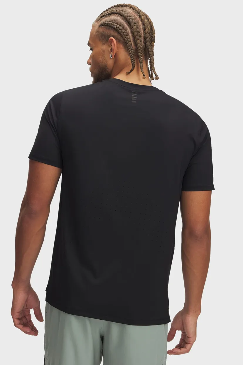 Чоловіча чорна футболка UA LAUNCH ELITE SHORTSLEEVE 3