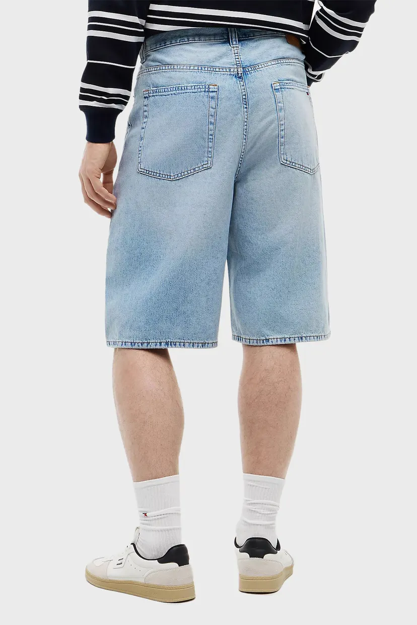 Чоловічі блакитні джинсові шорти THEO BAGGY 3