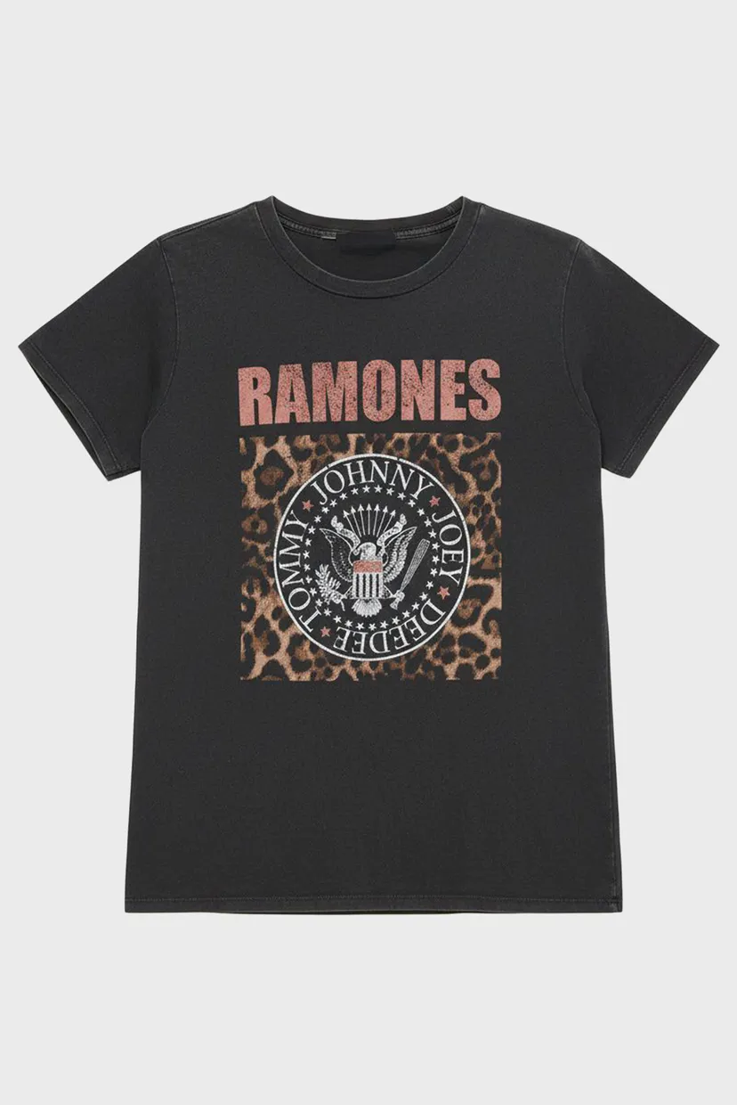 Жіноча сіра футболка Ramones 6