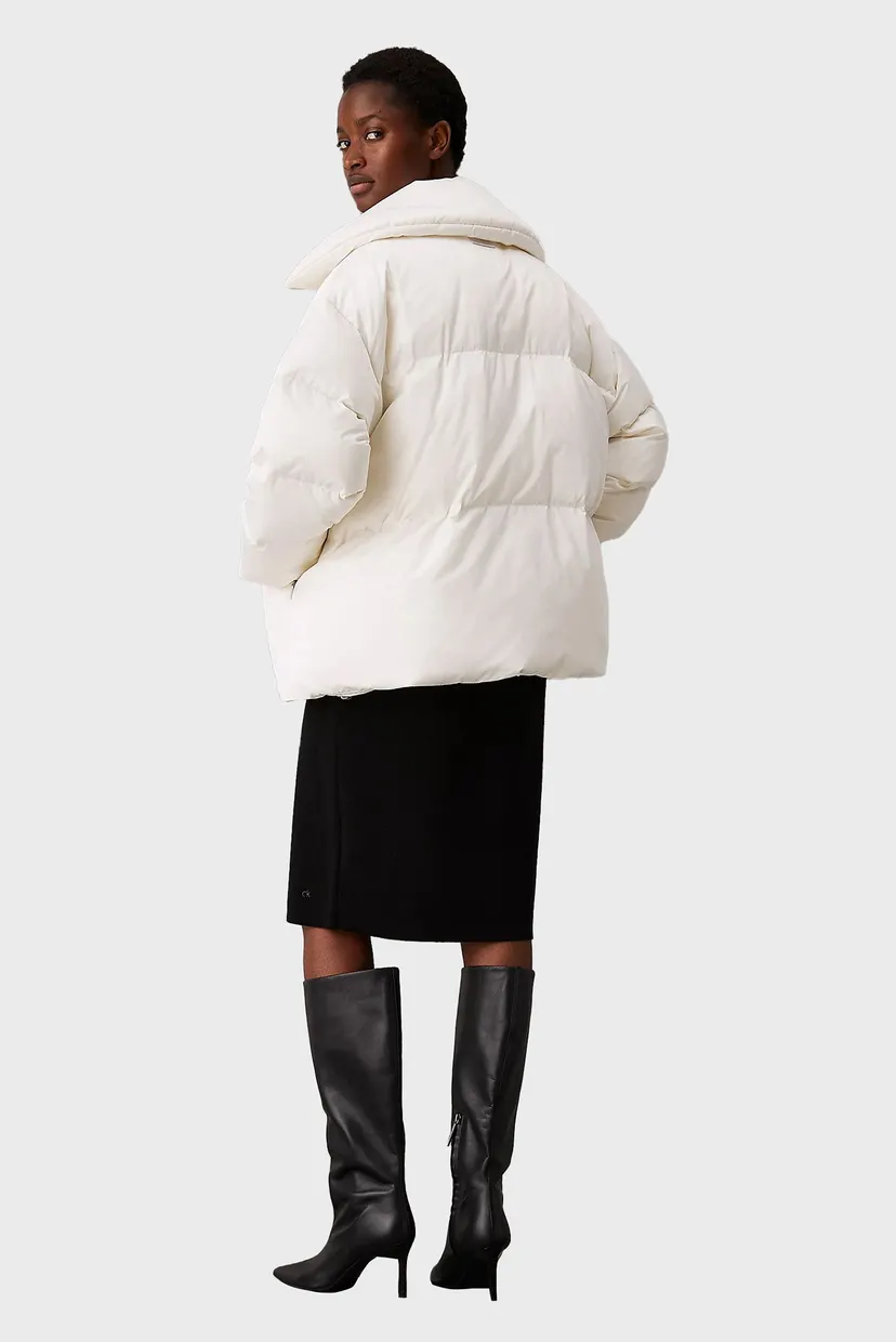 Жіночий білий пуховик MW PADDED SATIN JACKET 3