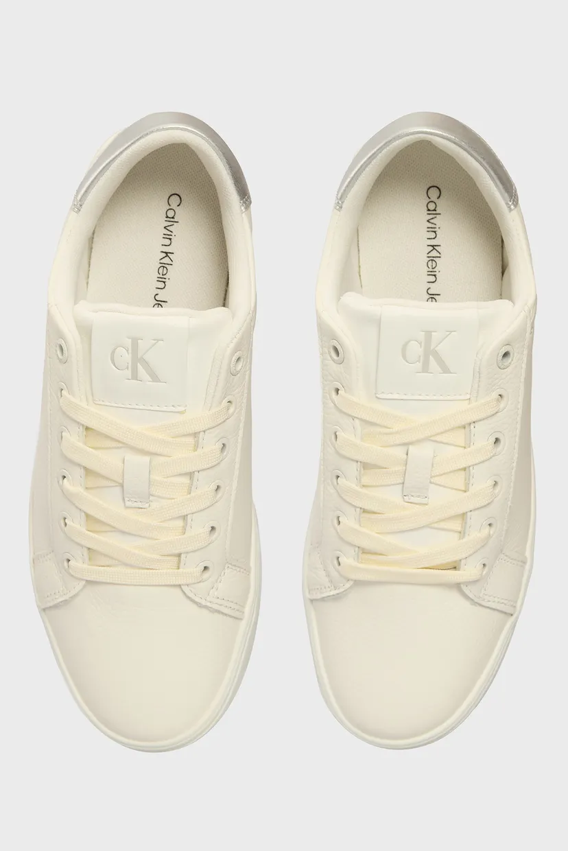 Жіночі білі шкіряні снікерси CLASSIC CUPSOLE LOW OHB 4