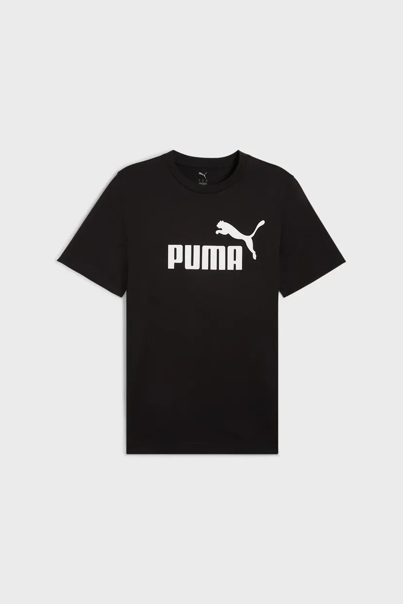 Мужская черная футболка Essentials No. 1 Logo Tee Men 6