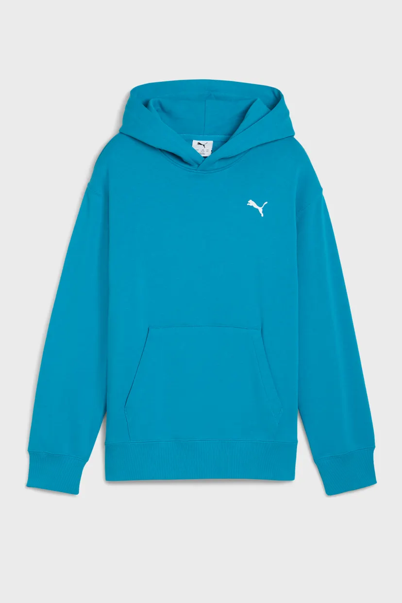 Дитяче синє худі Wardrobe Essentials Relaxed Hoodie Youth 4