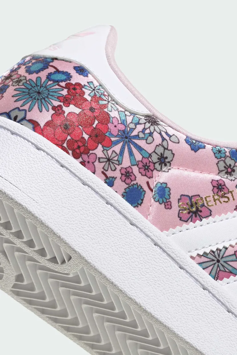 Детские розовые кроссовки ADIDAS LIBERTY LONDON SUPERSTAR II 9