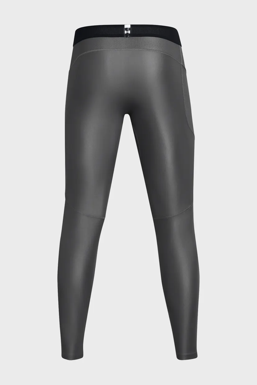 Мужские серые тайтсы UA HG IsoChill Leggings 6