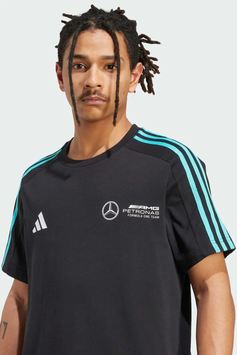 Чоловіча чорна футболка Mercedes - AMG Petronas Formula One Team DNA 4