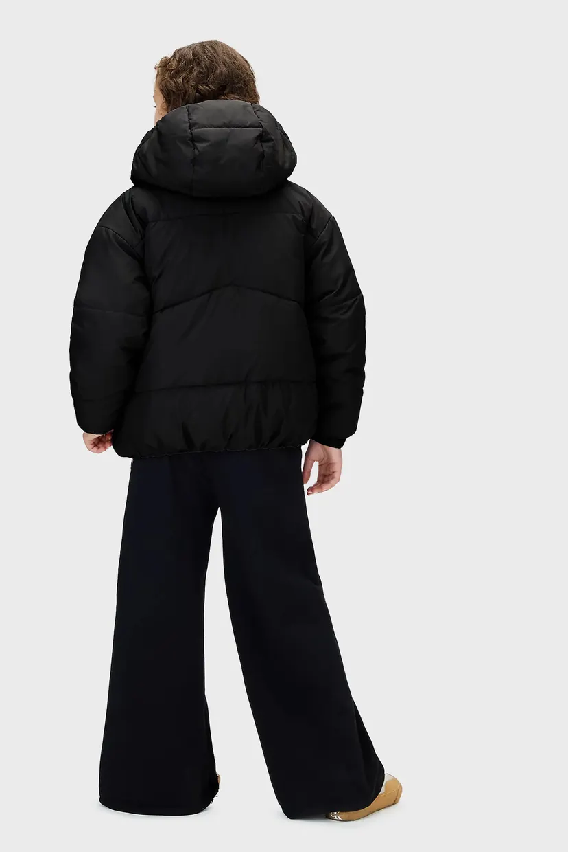 Детская черная куртка CK SHORT PUFFER JACKET 4
