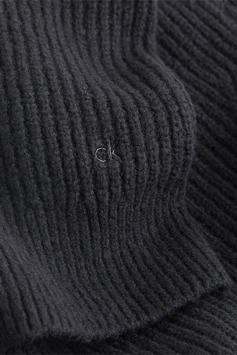Жіночий чорний светр BOUCLE RIB C-NK RELAXED 3