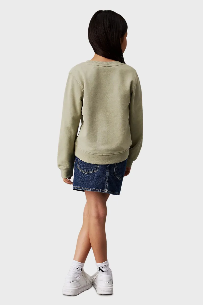Детский зеленый свитшот MULTI C GRAPHIC CN SWEATSHIRT 3