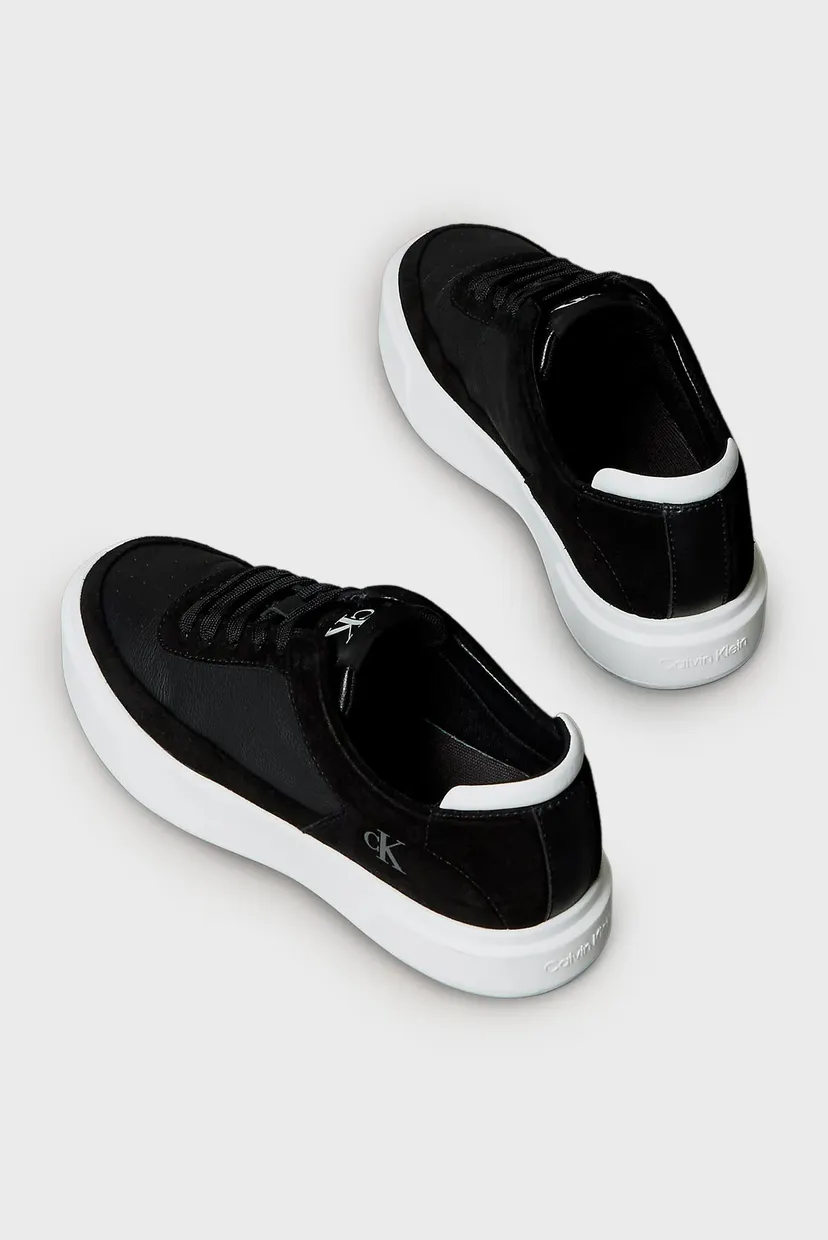 Жіночі чорні шкіряні снікерси BASKET LACE UP PRO 4