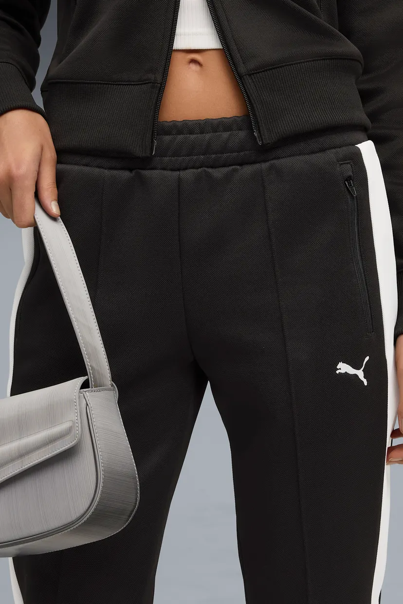Женские черные спортивные брюки T7 ALWAYS ON Slim Track Pants Women 4