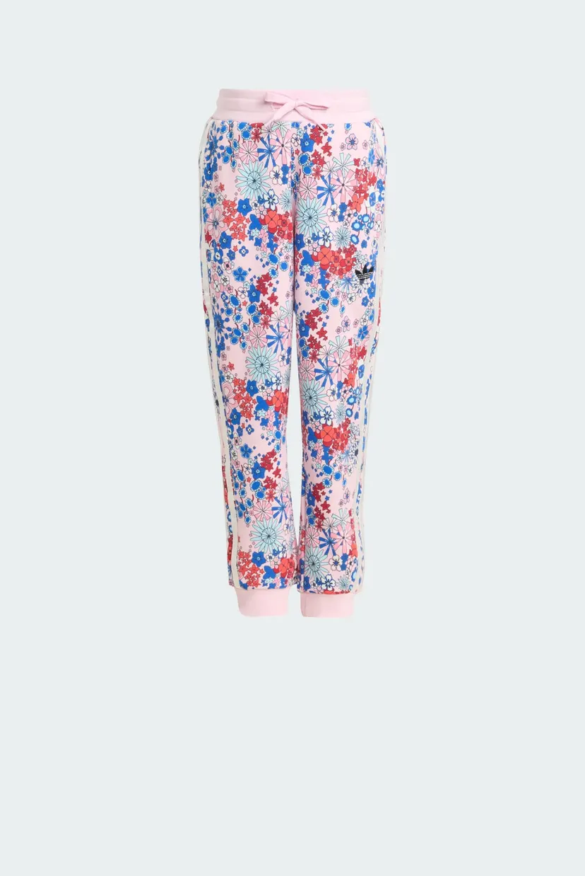 Детский розовый спортивный костюм (свитшот, брюки) adidas Originals x Liberty London CREW 7