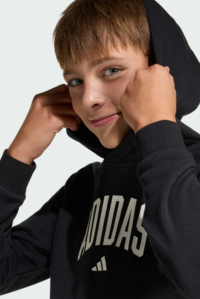 Детское черное худи CODES COLLEGIATE GRAPHIC 6