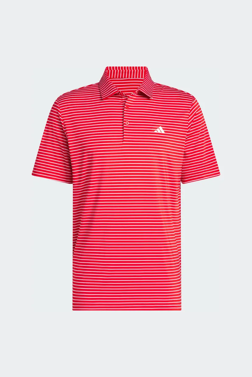 Мужское красное поло в полоску PERFORMANCE TWO-COLOR STRIPE 6