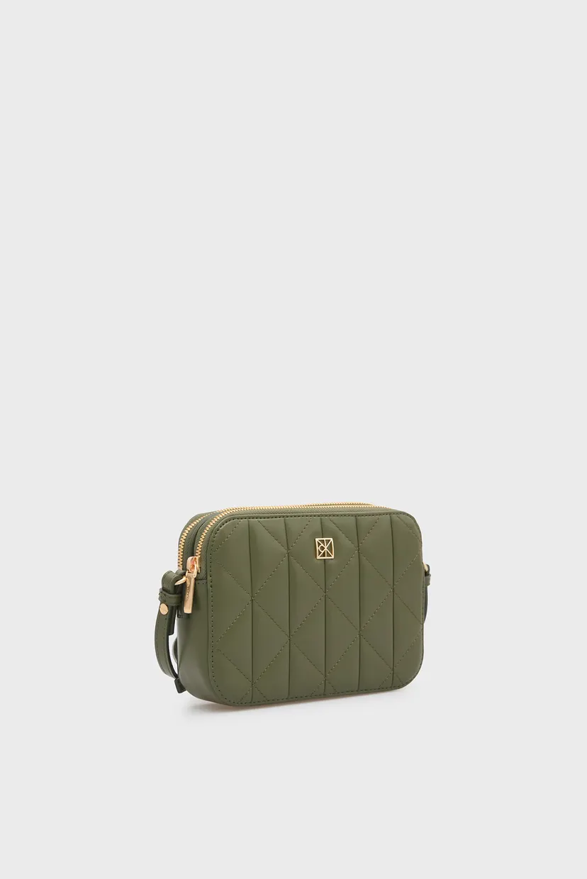 Женская оливковая сумка QUILTED 3