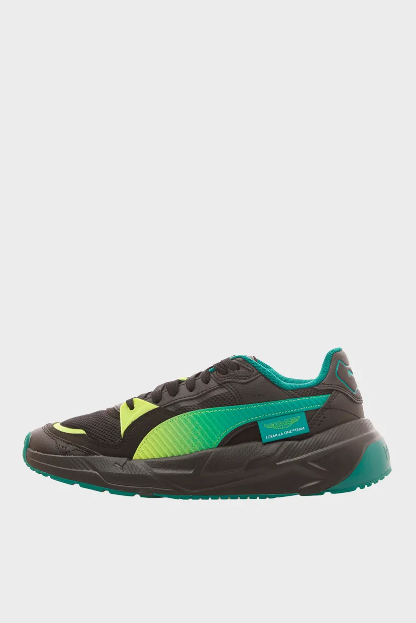 Черные кроссовки PUMA x ASTON MARTIN ARAMCO F1® TEAM Trinity 2 Low Sneakers Unisex 3