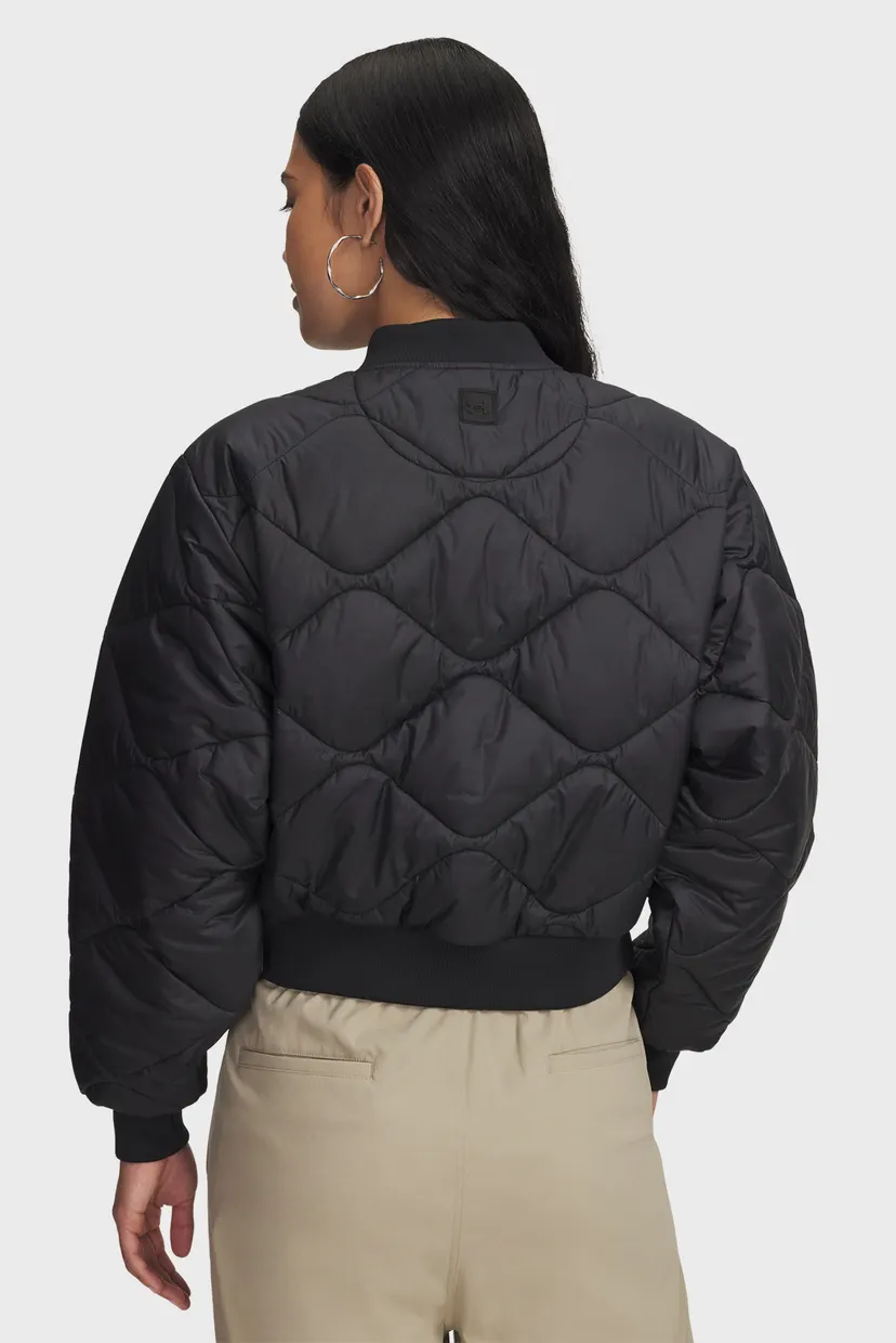 Женский черный бомбер Heritage Bomber 3