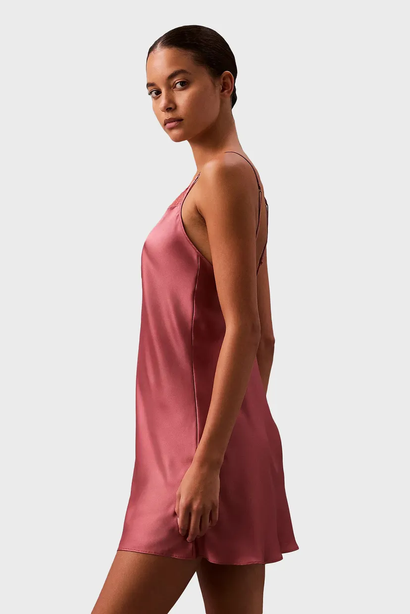 Женская розовая ночная рубашка CHEMISE 4