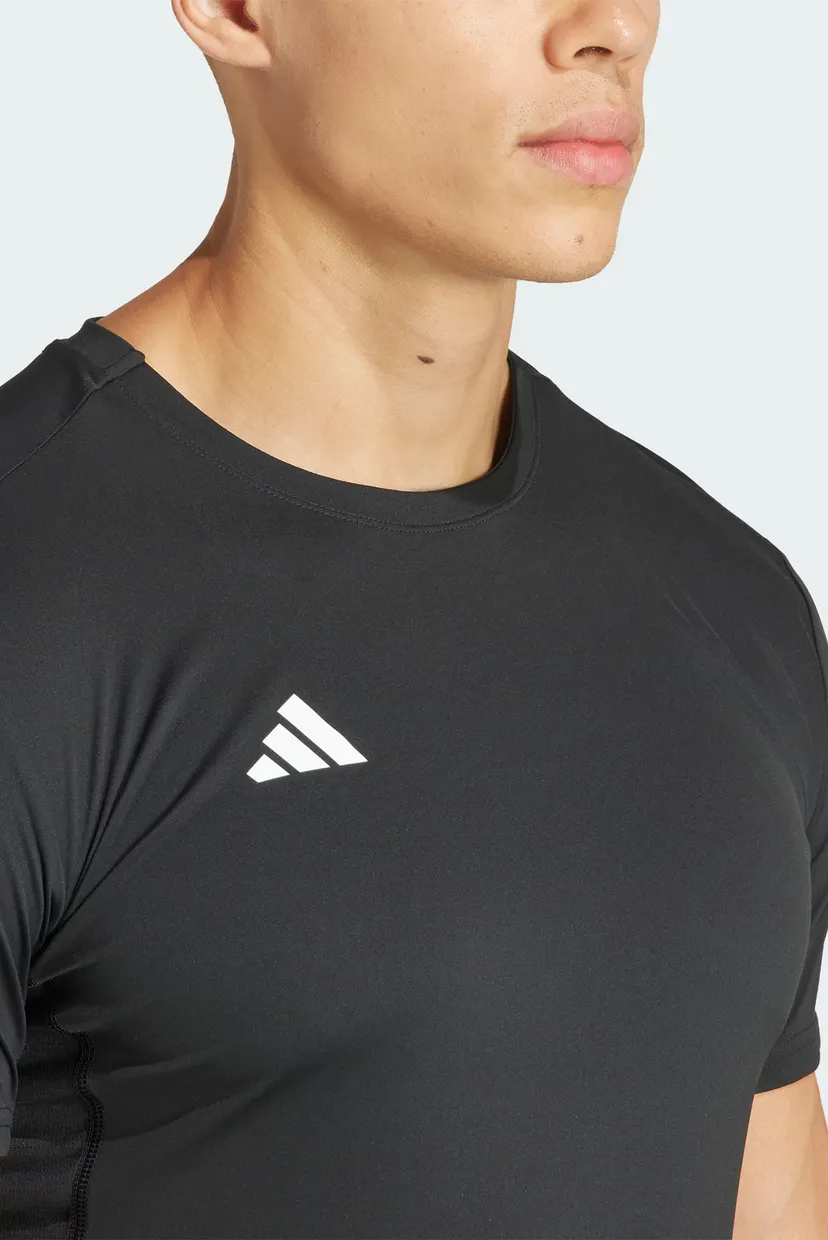 Чоловіча чорна футболка Adizero Essentials 4