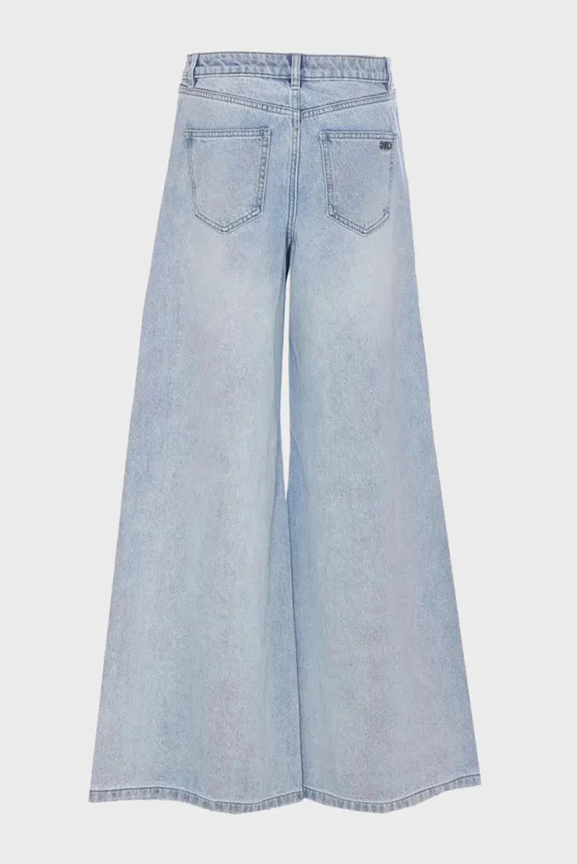 Жіночі блакитні джинси WIDE LEG 6