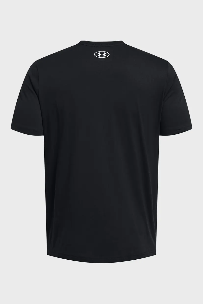 Мужская черная футболка UA SPORTSTYLE LOGO UPDATE SS-BLK 4