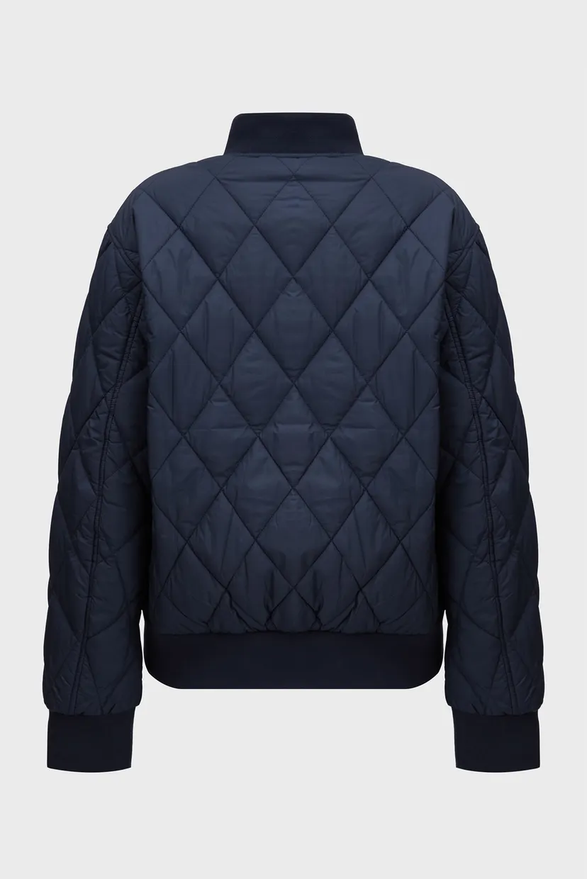 Чоловічий темно-синій бомбер TJM QUILTED BOMBER 6
