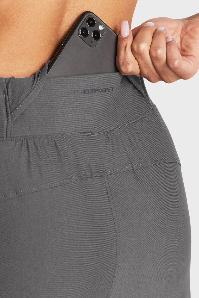 Женские серые спортивные брюки UA Qualifier Elite Pant 4