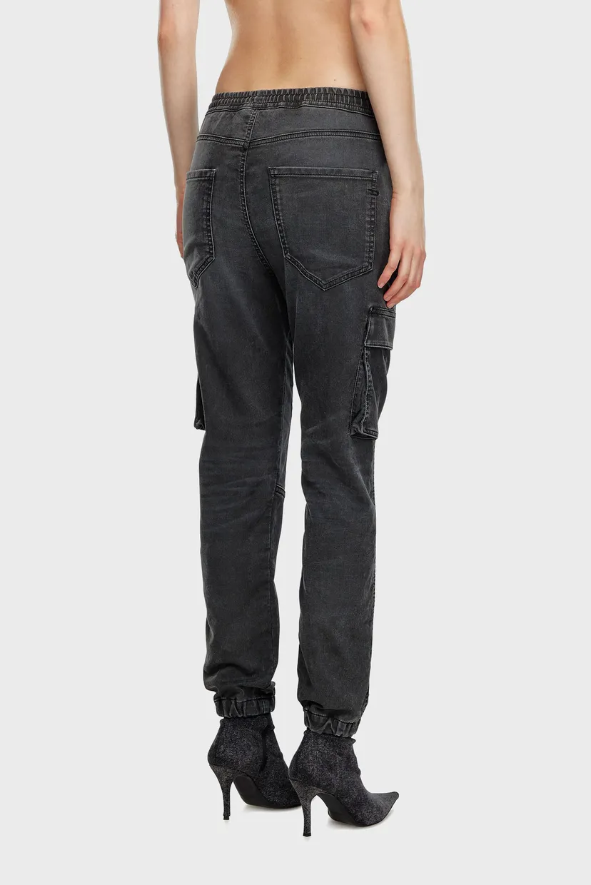 Женские черные джинсы 2051 D-URSY JOGG Sweat jeans 3