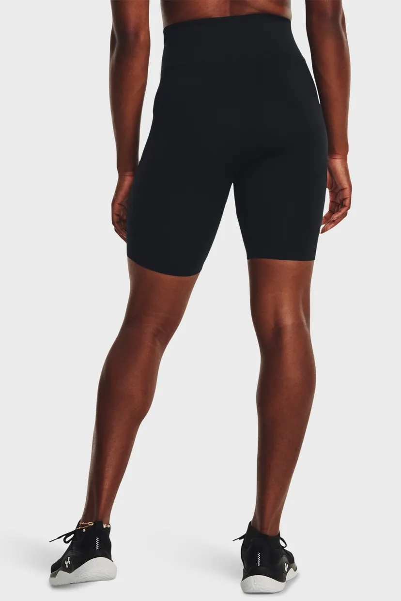 Женские черные велосипедки UA Train Seamless Short 3