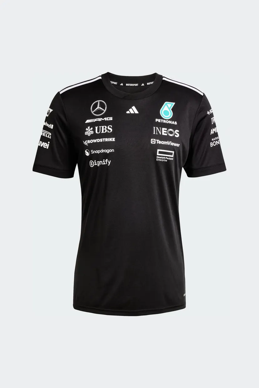Мужская черная футболка Mercedes - AMG Petronas Formula One Team Driver 6