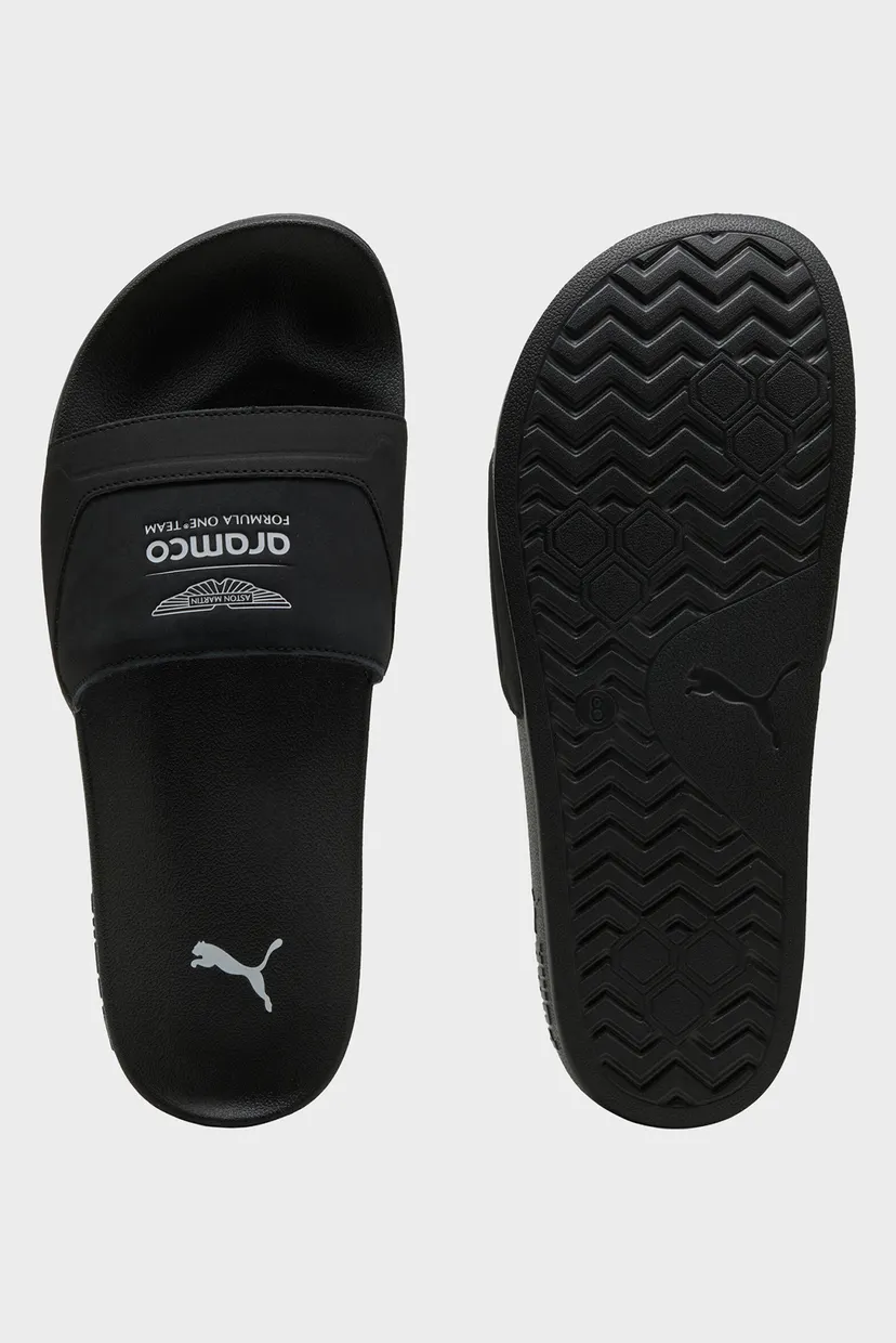 Чорні слайдери  PUMA x ASTON MARTIN ARAMCO F1® TEAM Leadcat Sandals Unisex 4