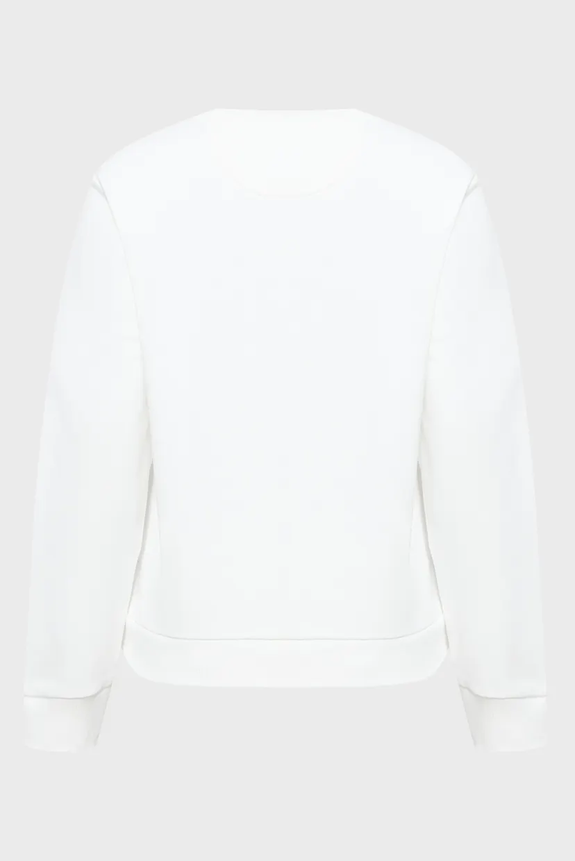 Жіночий білий світшот SHIELD C-NECK SWEAT 7