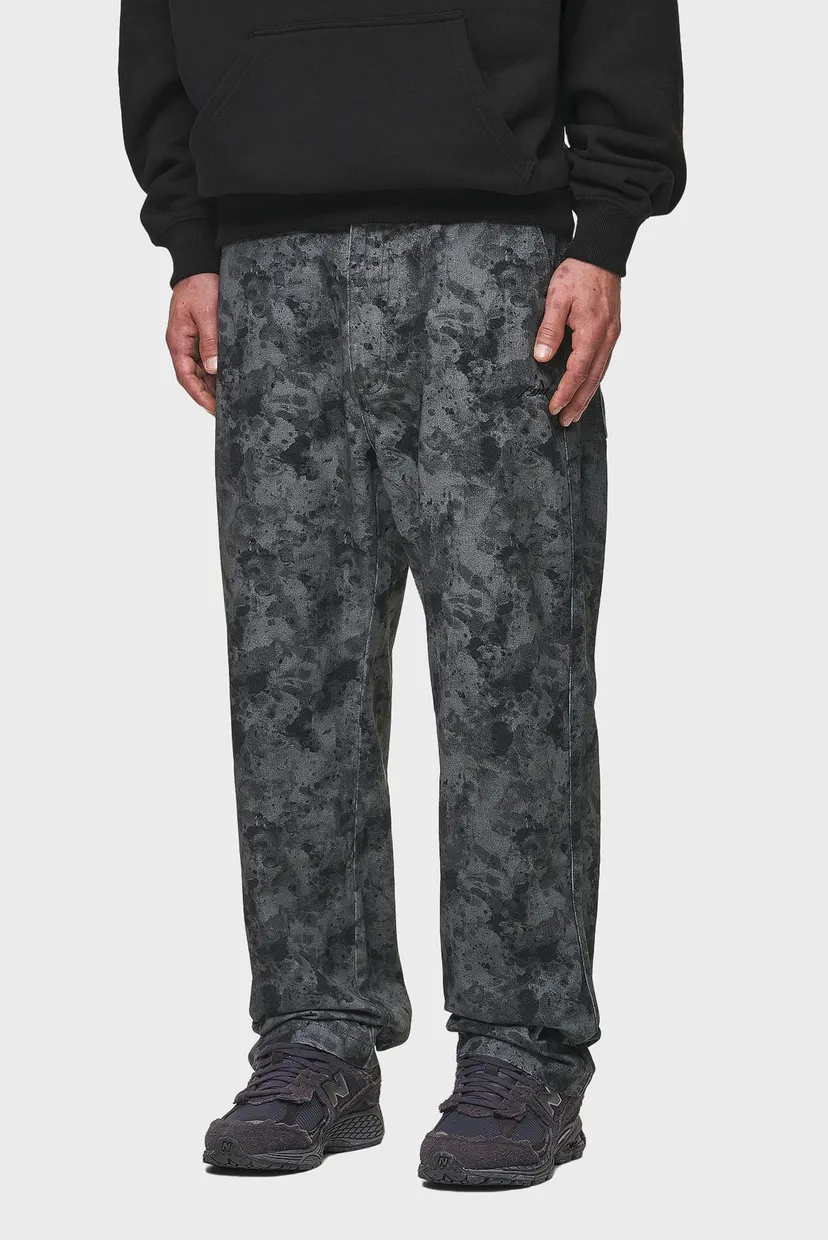 Мужские серые брюки Rector Wide Pants 4