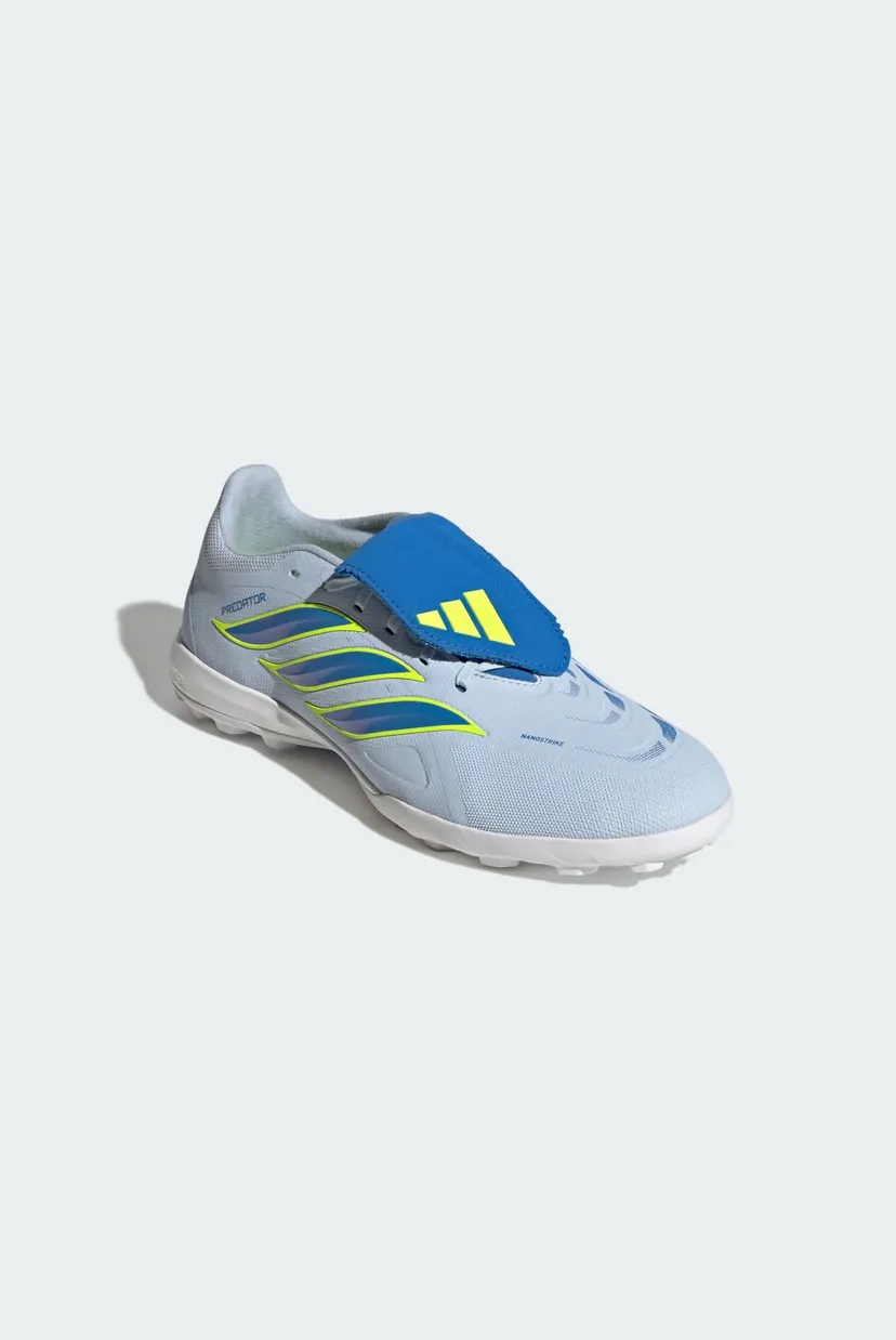 Голубые сороконожки PREDATOR LEAGUE Fold-Over Tongue Turf Football 4