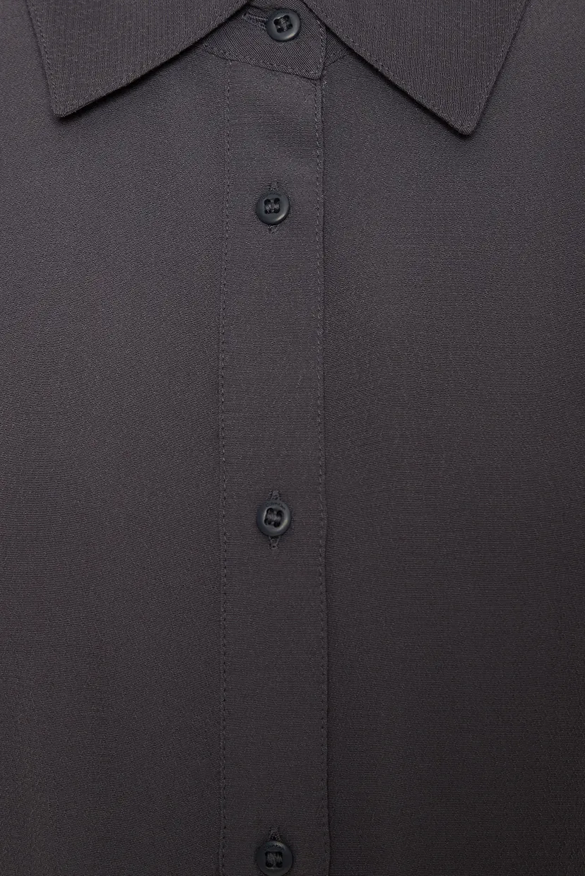 Жіноча темно-синя сукня VISCOSE BUTTON DOWN A-LINE DRESS 5