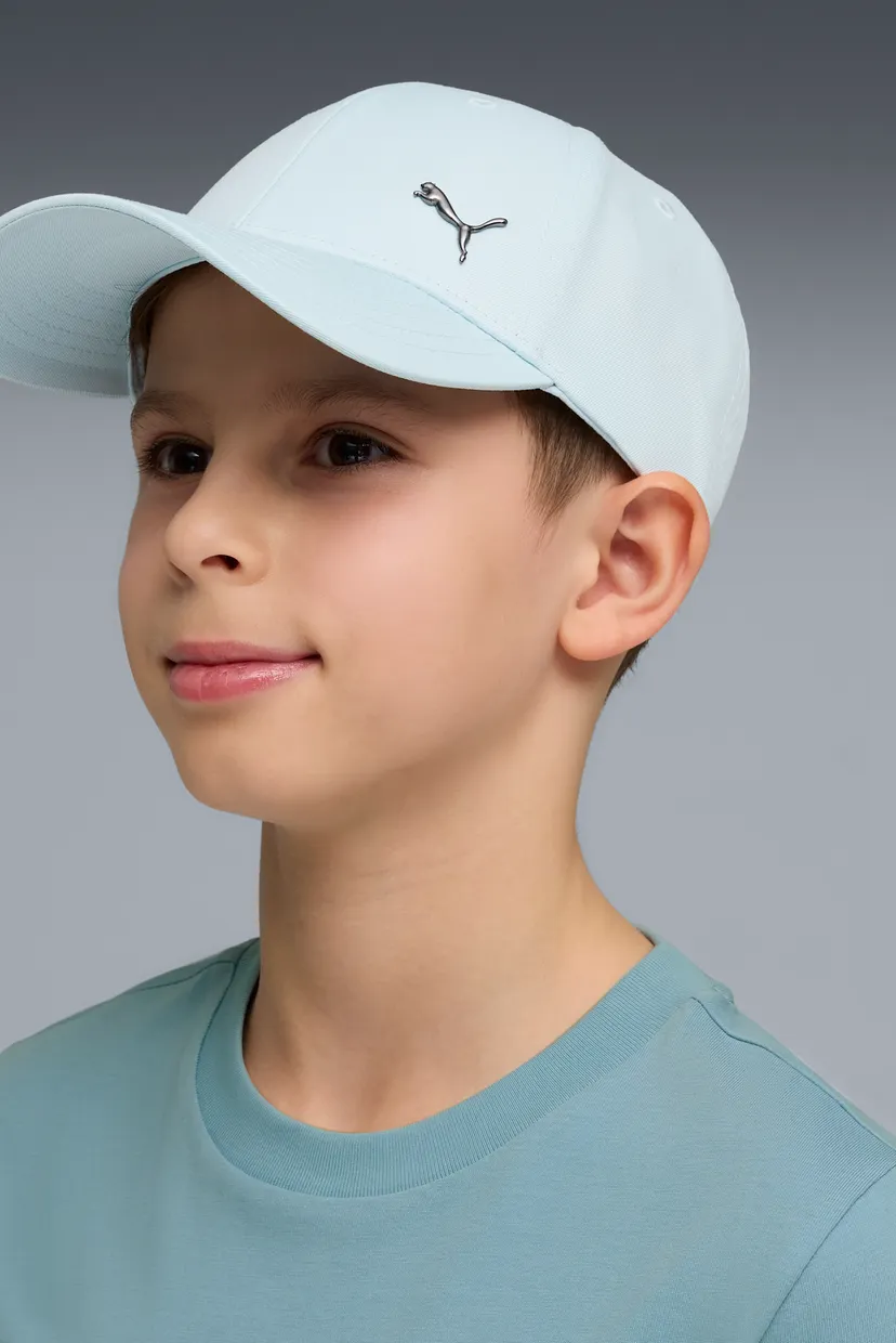 Дитяча блакитна кепка Essentials Metal PUMA Cat Baseball Cap Youth 3