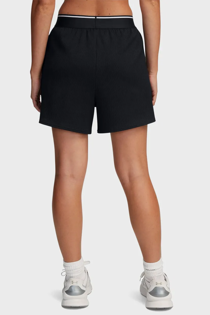 Жіночі чорні шорти UA Meridian Rib Short 3