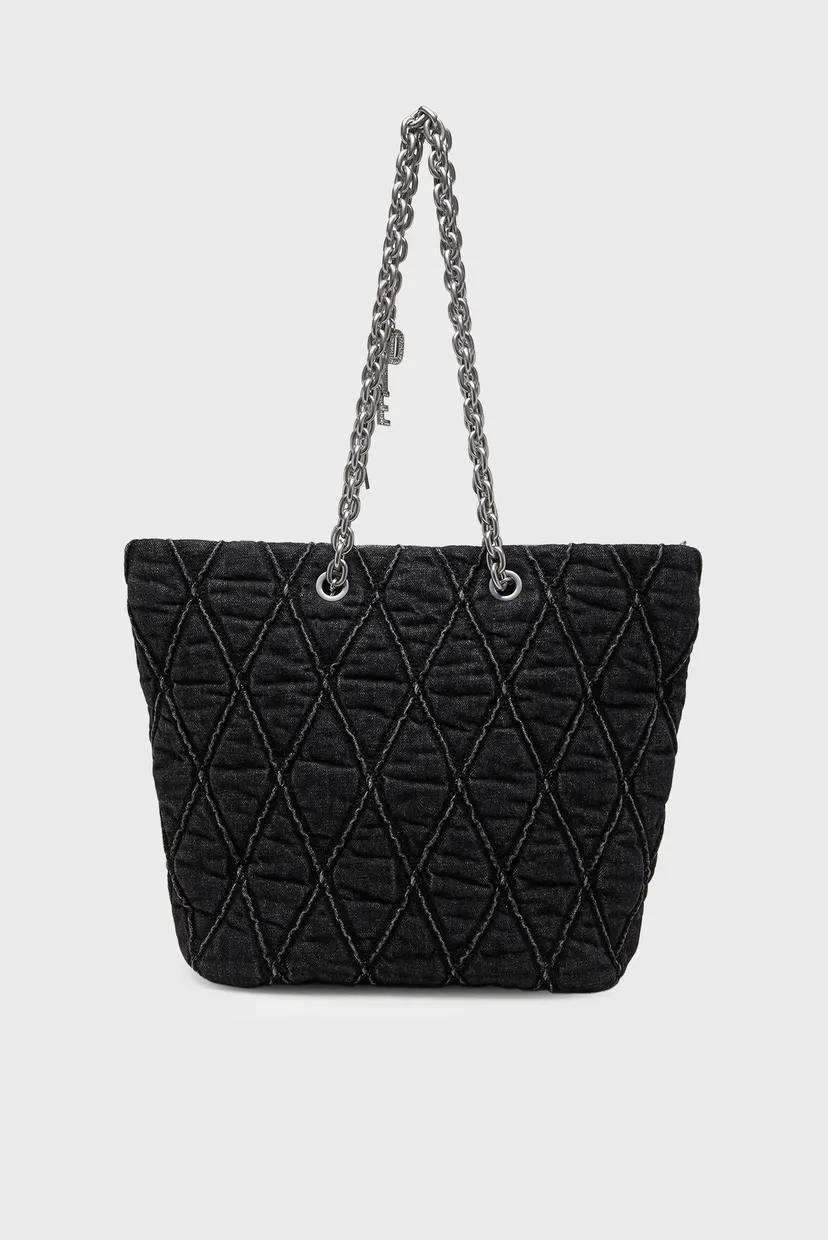 Жіноча чорна джинсова сумка CHARM-D SHOPPER M SHOPPING BAG 4