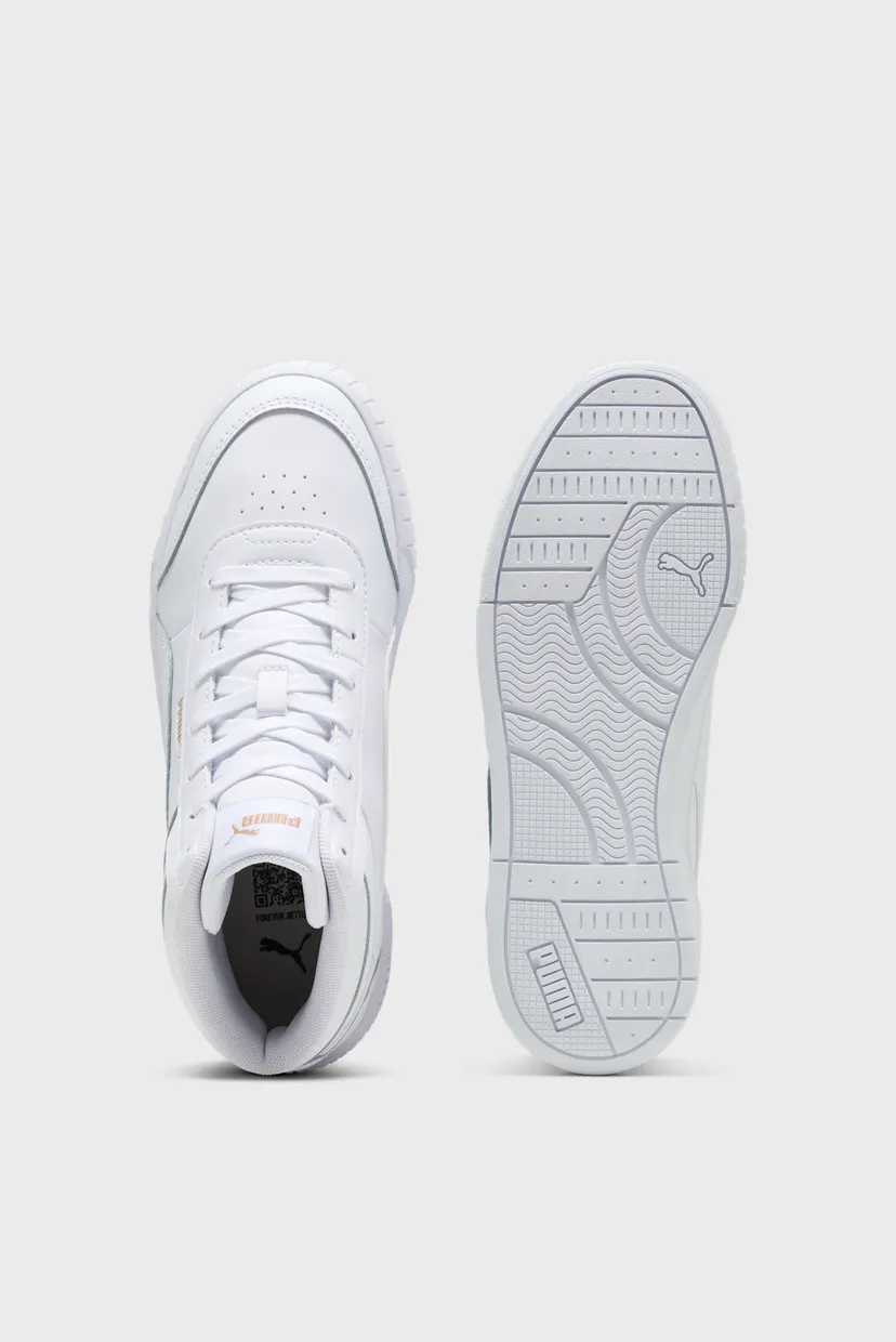 Жіночі білі шкіряні снікерси Carina Mia Mid Sneakers Women 4