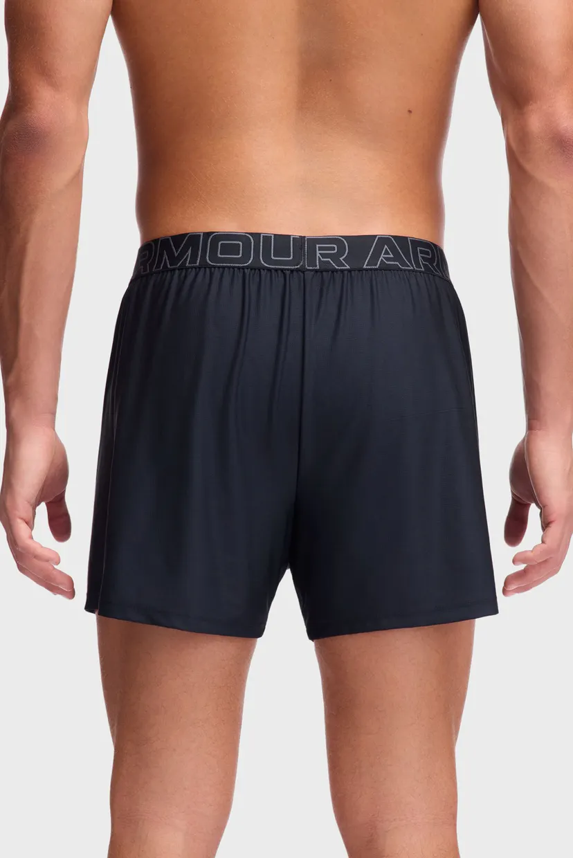 Чоловічі чорні труси (3 шт) UA LOUNGE TECH MESH BOXER - 6 3
